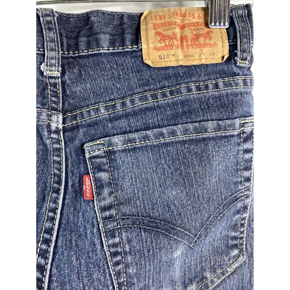 Levi's 510 Red Tab Skinny Jeans Boy's Size 18 Reg (29x29) - Picture 3 of 10